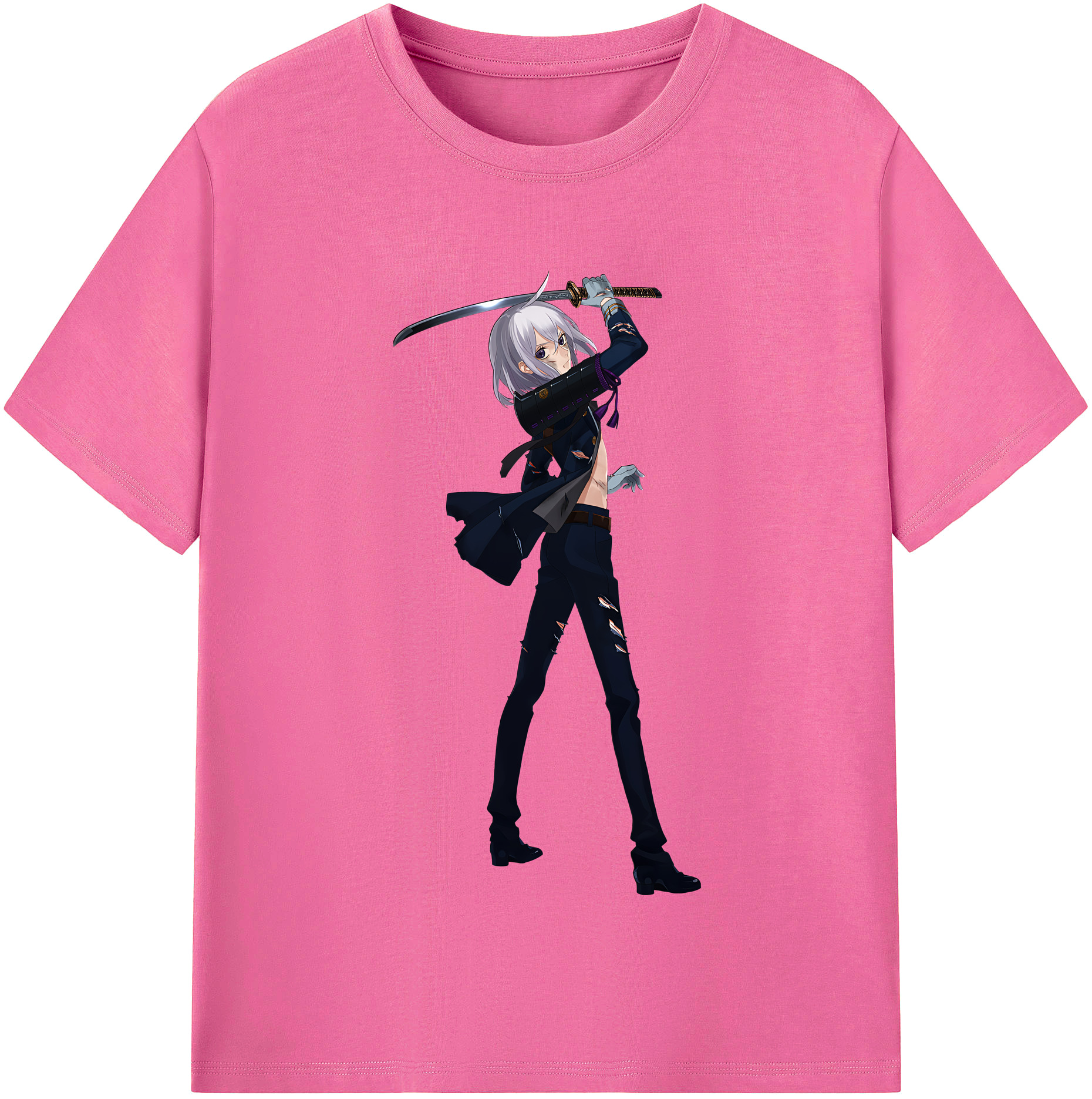 （画像用） 刀剣乱舞 Touken Ranbu レディースカジュアルプリントTシャツ（綿100％）